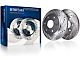 Drilled and Slotted 6-Lug Brake Rotor, Pad, Brake Fluid and Cleaner Kit; Rear (03-09 4Runner)