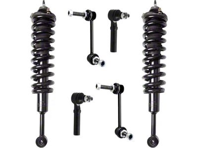 Front Strut and Spring Assemblies with Sway Bar Links and Outer Tie Rods (03-09 4Runner w/o KDSS & X-REAS System)