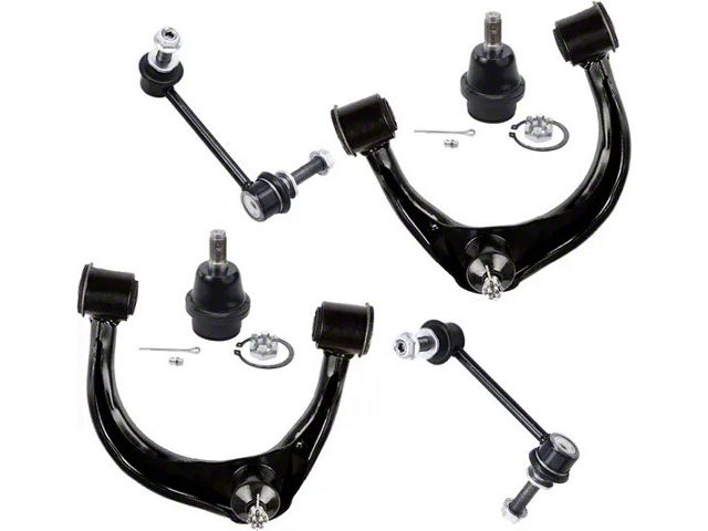 Front Upper Control Arms with Lower Ball Joints and Sway Bar Links (03-18 4Runner w/o KDSS System)