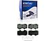 Ceramic Brake Pads with Brake Fluid and Cleaner; Front and Rear (03-24 4Runner)