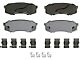 Ceramic Brake Pads with Brake Fluid and Cleaner; Front and Rear (03-24 4Runner)