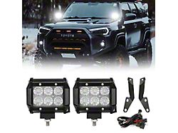 LED Ditch Lights with Mounting Brackets (14-23 4Runner)