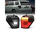 Sequential LED Tail Lights; Black Housing; Clear Lens (14-24 4Runner)