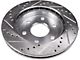 Drilled and Slotted 6-Lug Rotors; Front Pair (03-09 4Runner w/ 12.56-Inch Front Rotors)