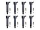 Ignition Coils with Spark Plugs; Black (03-09 4.7L 4Runner)
