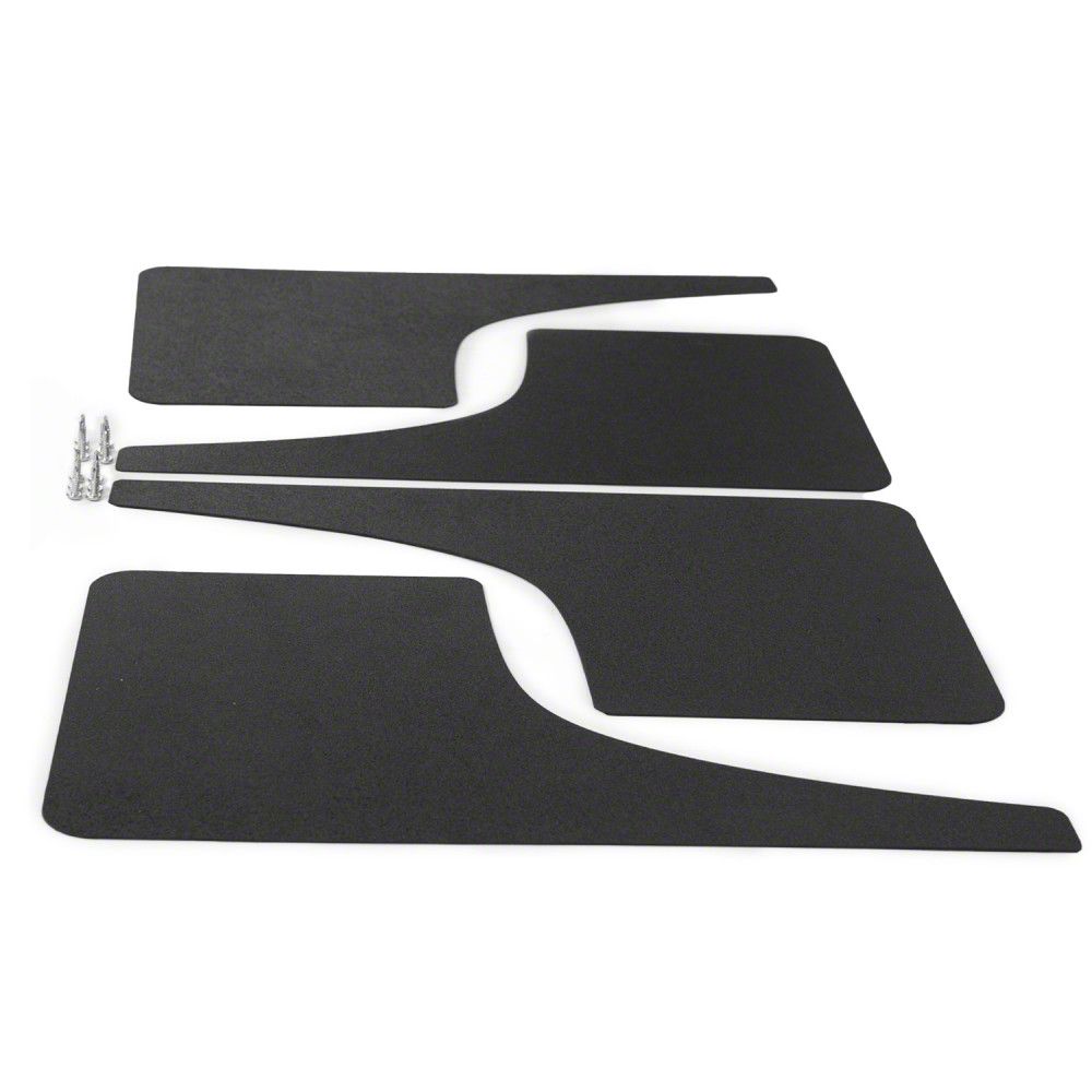 Toyota 4-Runner Mud Flaps; Front and Rear; Textured Black (10-24 ...