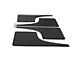 Mud Flaps; Front and Rear; Satin Black Ice Vinyl (10-24 4Runner)