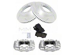 Ceramic Performance 6-Lug Brake Rotor, Pad and Caliper Kit; Front (05-23 Tacoma)