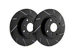 SP Performance Slotted 6-Lug Rotors with Black ZRC Coated; Front Pair (10-23 4Runner)