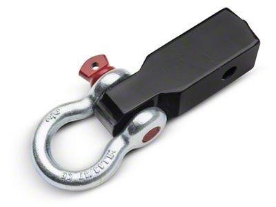 RedRock 2-Inch Receiver Hitch D-Ring Shackle Assembly (Universal; Some Adaptation May Be Required)