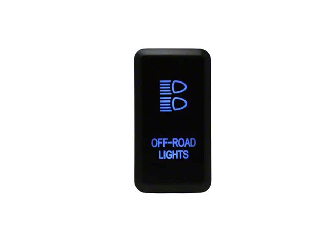 Cali Raised LED Toyota OEM Light Switch; Off-Road Lights; Blue (Universal; Some Adaptation May Be Required)