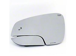 Spotter Mirror Heated Blind Spot Monitoring Mirror Glass; Driver Side (16-23 Tacoma)