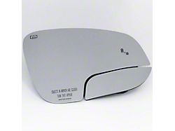 Spotter Mirror Heated Blind Spot Monitoring Mirror Glass; Passenger Side (16-23 Tacoma)