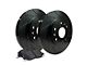 Apex One Elite Cross-Drill and Slots 6-Lug Brake Rotor and Friction Point Pad Kit; Front and Rear (03-09 4Runner w/ 12.56-Inch Front Rotors)