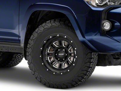Pro Comp Wheels Cognos Satin Black Milled 6-Lug Wheel; 17x9; -6mm Offset (10-24 4Runner)