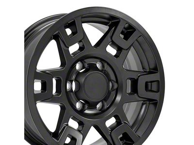 TY16B Matte Black 6-Lug Wheel; 17x7; 4mm Offset (2024 Tacoma)