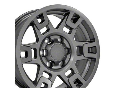 TY16B Satin Graphite 6-Lug Wheel; 17x7; 4mm Offset (16-23 Tacoma)