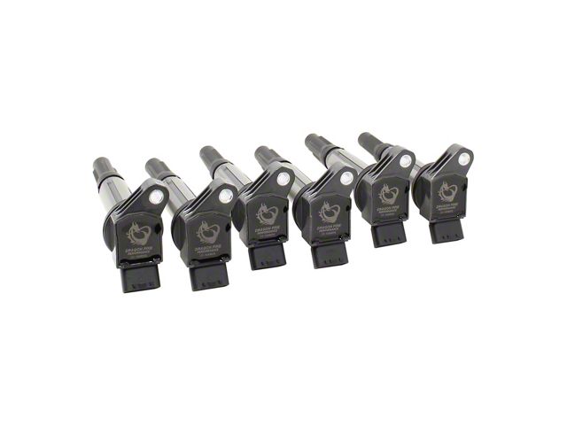 Dragon Fire Performance Ignition Coil Packs; Black (11-14 4.0L Tundra)