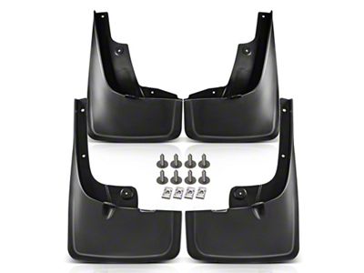 Mud Flap Splash Guards; Front and Rear (10-24 4Runner w/o OE Fender Flares & Running Boards)