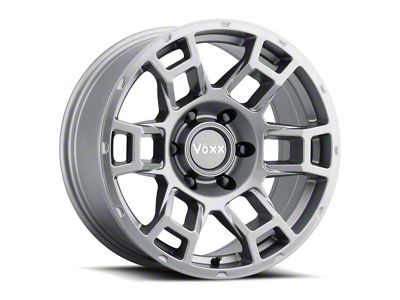 Voxx Replica Pro Style Dark Matte Grey 6-Lug Wheel; 17x8.5; 0mm Offset (05-15 Tacoma)