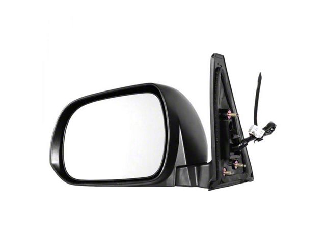 Replacement Powered Heated Side Door Mirror with Turn Signal; Driver Side (10-13 4Runner)