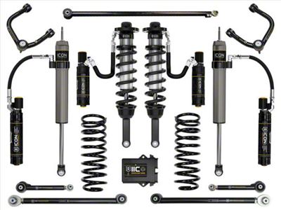 ICON Vehicle Dynamics 0 to 3.50-Inch Suspension Lift System with Tubular Upper Control Arms; Stage 9 (10-24 4Runner)