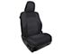 PRP Front Seat Covers; Black and Gray (11-24 4Runner)