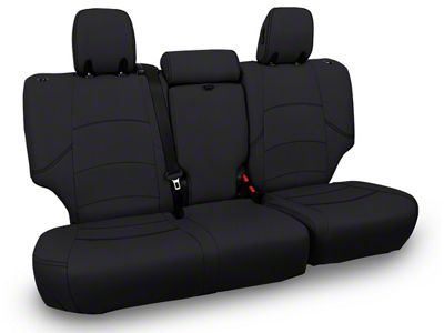 PRP Rear Bench Seat Cover; All Black (11-24 4Runner w/o Third Row Seats)