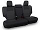 PRP Rear Bench Seat Cover; Black and Gray (11-24 4Runner w/o Third Row Seats)