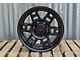 TR1 Matte Black 6-Lug Wheel; 17x8; 5mm Offset (16-23 Tacoma)