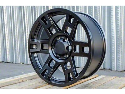 TR1 Matte Black 6-Lug Wheel; 17x9; -12mm Offset (2024 Tacoma)