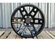 TR1 Matte Black 6-Lug Wheel; 17x9; -12mm Offset (16-23 Tacoma)