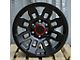 TR2 Matte Black 6-Lug Wheel; 17x9; 0mm Offset (10-24 4Runner)