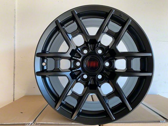 TR4 Matte Black 6-Lug Wheel; 17x9; 0mm Offset (03-09 4Runner)