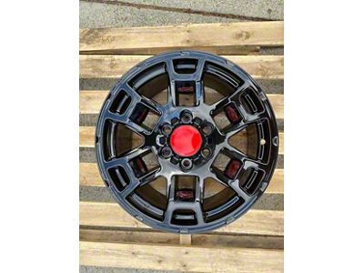 TR5 Gloss Black 6-Lug Wheel; 17x8; 5mm Offset (2024 Tacoma)