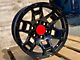 TR5 Matte Black 6-Lug Wheel; 17x8; 5mm Offset (16-23 Tacoma)