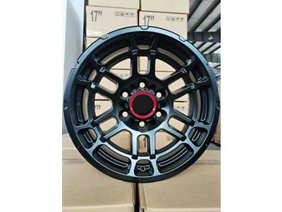 TR5 Matte Black 6-Lug Wheel; 17x9; -12mm Offset (03-09 4Runner)