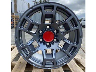 TR5 Matte Gunmetal 6-Lug Wheel; 17x9; -12mm Offset (2024 Tacoma)