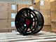 TR6 Matte Black 6-Lug Wheel; 17x9; 0mm Offset (10-24 4Runner)