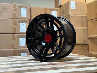 TR6 Matte Black 6-Lug Wheel; 17x9; 0mm Offset (03-09 4Runner)