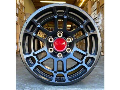 TR6 Matte Black 6-Lug Wheel; 17x9; -12mm Offset (2024 Tacoma)