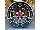 TR6 Matte Black 6-Lug Wheel; 17x9; -12mm Offset (03-09 4Runner)