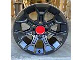 TR8 Matte Black 6-Lug Wheel; 17x8; 5mm Offset (24-26 Tacoma)
