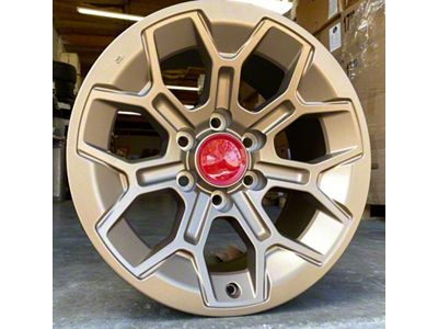 TR8 Matte Bronze 6-Lug Wheel; 17x9; 0mm Offset (03-09 4Runner)