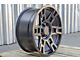 TR1 Matte Black 6-Lug Wheel; 20x9; 0mm Offset (16-23 Tacoma)