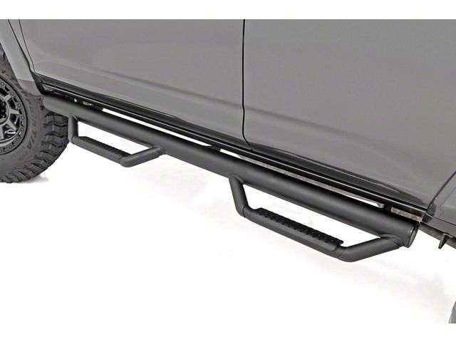 Rough Country Cab Length Nerf Side Step Bars; Black (10-24 4Runner, Excluding Limited & 10-13 SR5)