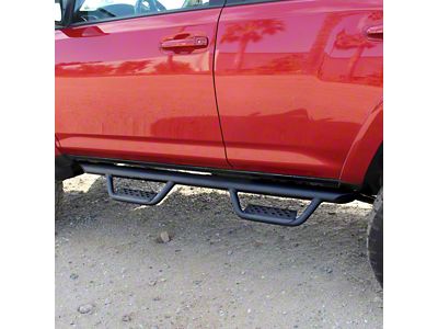 Go Rhino Dominator Xtreme D2 Side Step Bars; Textured Black (14-24 4Runner, Excluding Limited, Nightshade & TRD Sport)