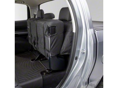 Covercraft Carhartt Super Dux PrecisionFit Custom Third Row Seat Cover; Black (10-24 4Runner w/ Third Row Seats)