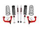 Rough Country 3-Inch Suspension Lift Kit with M1 Struts and M1 Rear Shocks; Red (10-24 4Runner w/o KDSS or X-REAS System)