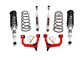 Rough Country 3-Inch Upper Control Arm Suspension Lift Kit with Premium N3 Shocks; Red (10-24 4Runner w/o KDSS or X-REAS System)